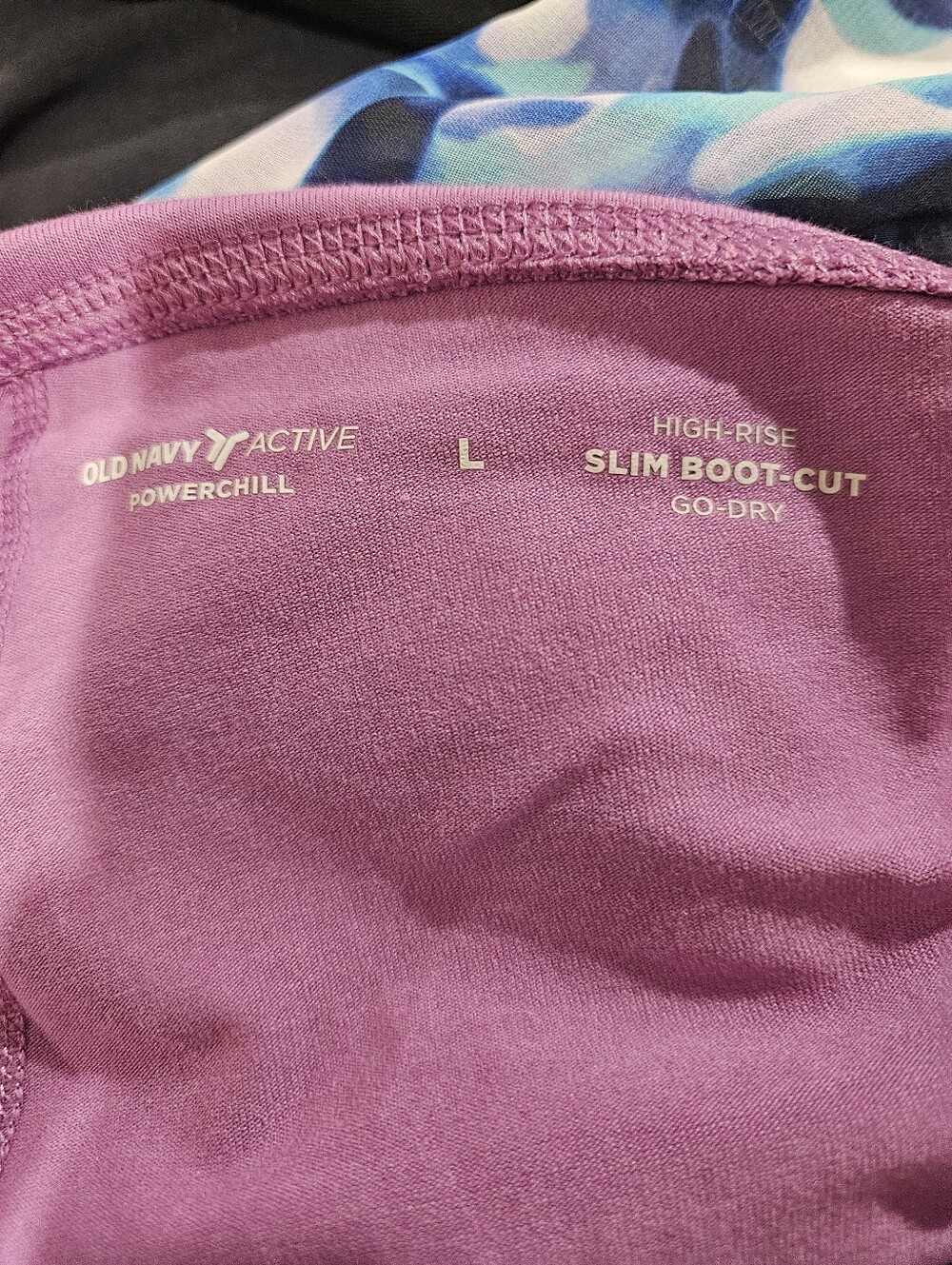 NWT Lilac Old Navy Large High-Waisted PowerChill Bootcut Leggings - Picture 5 of 5